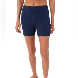 NWT Tuckernuck Navy Cane 4 Inch Compression Tennis Shorts - XL